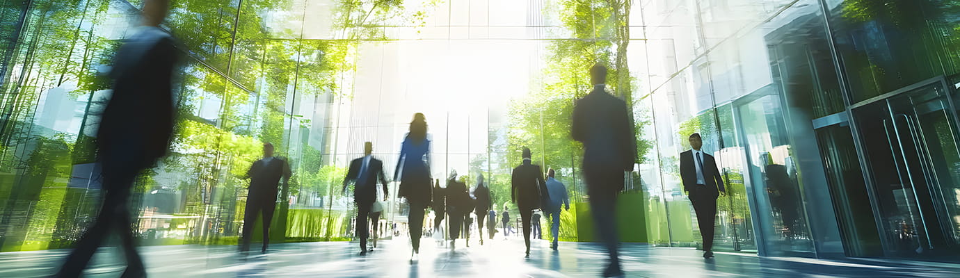 Employees moving to the office