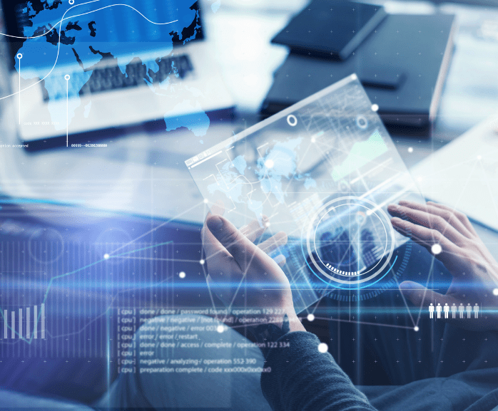 laptop and digital technology illustration